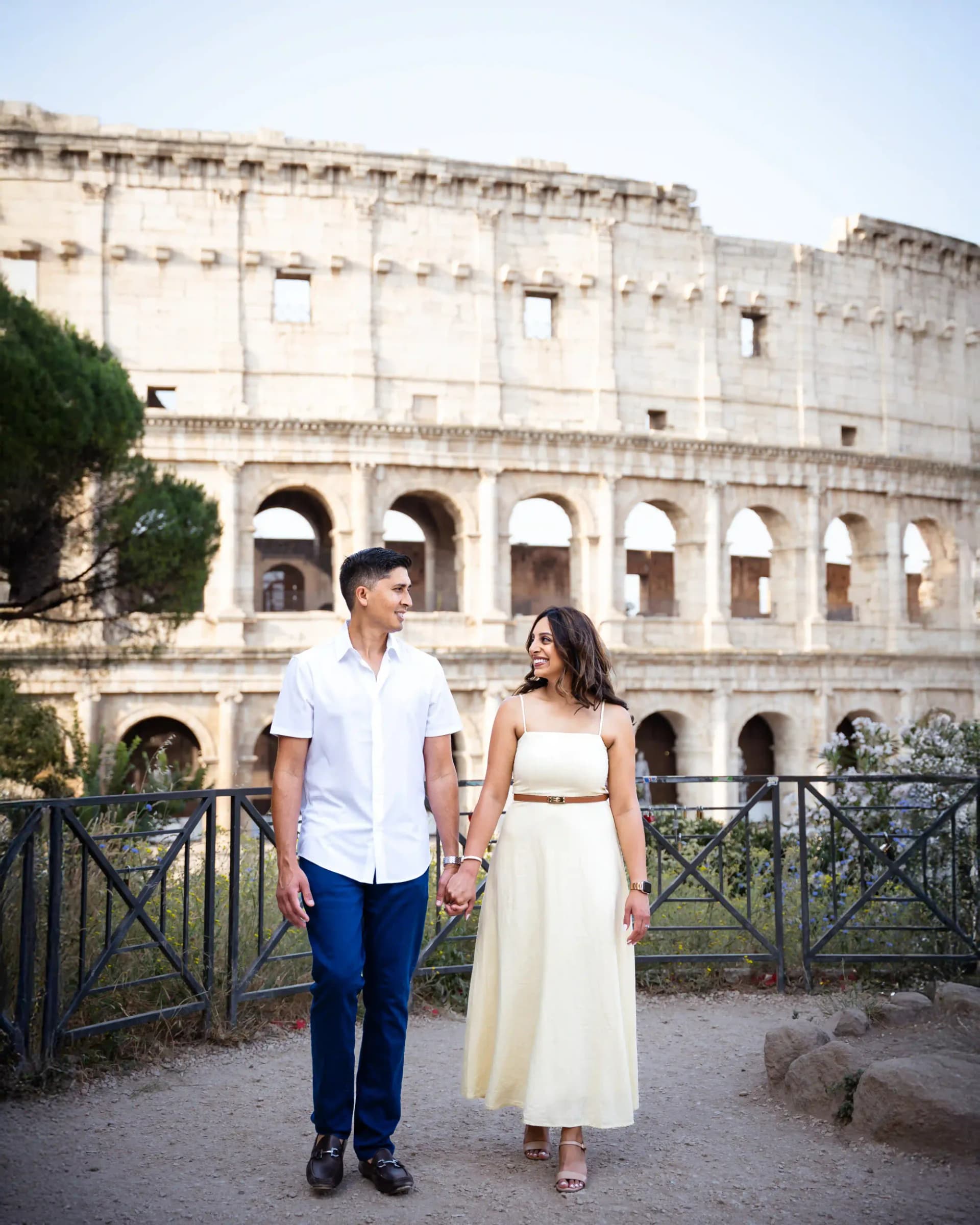 Colosseum Couple Photoshoot