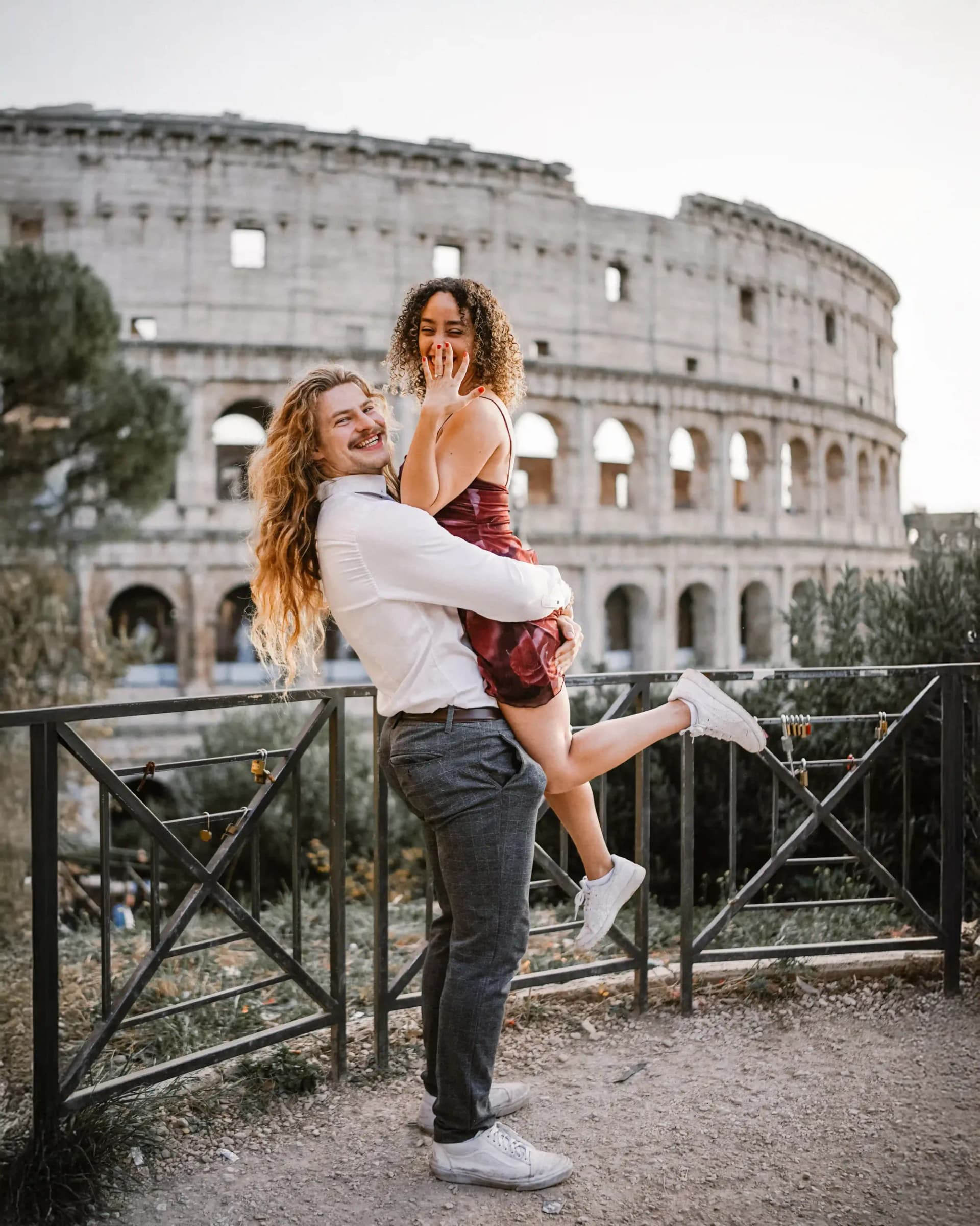Proposal at the Colosseum