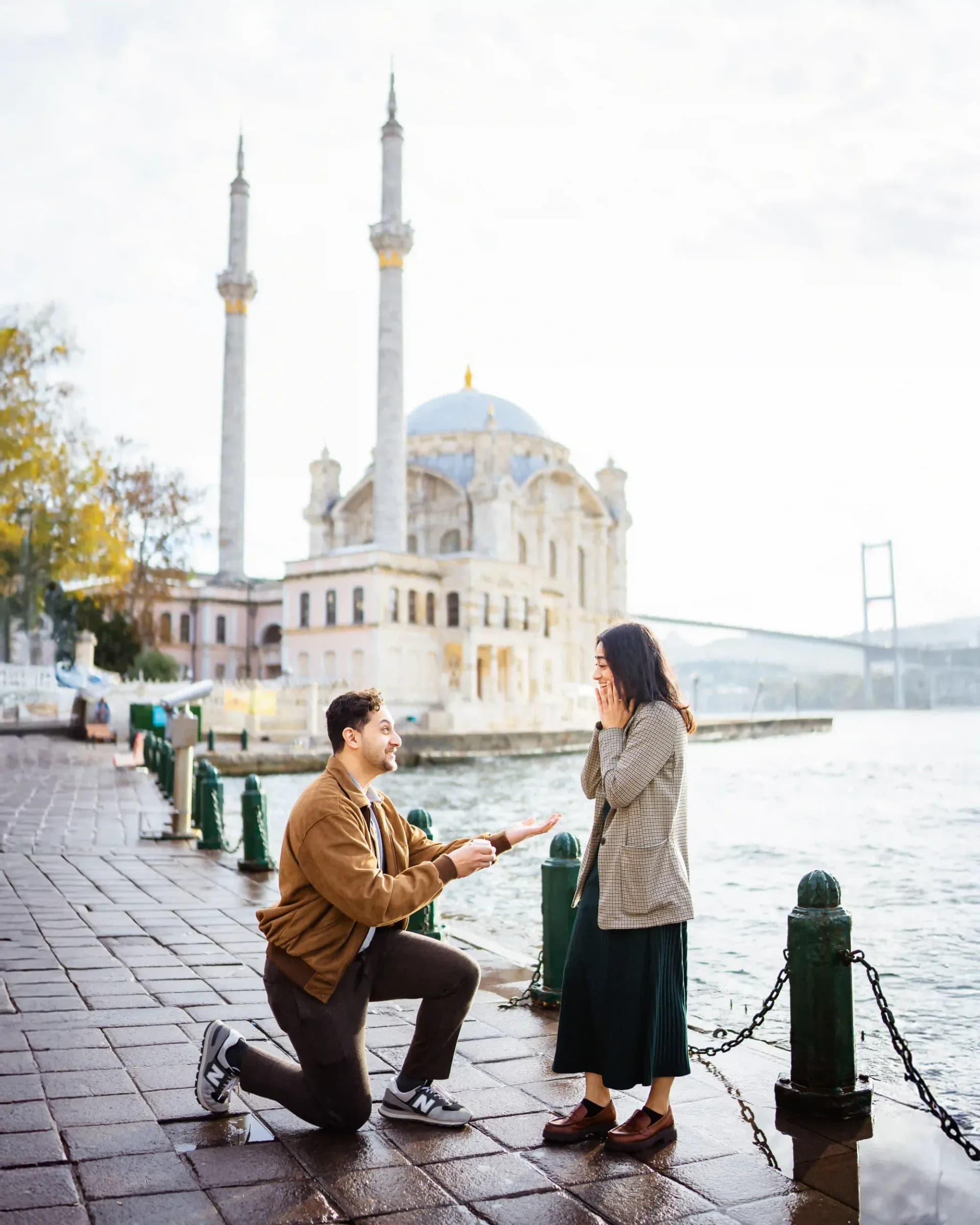 Ortakoy Proposal Photoshoot