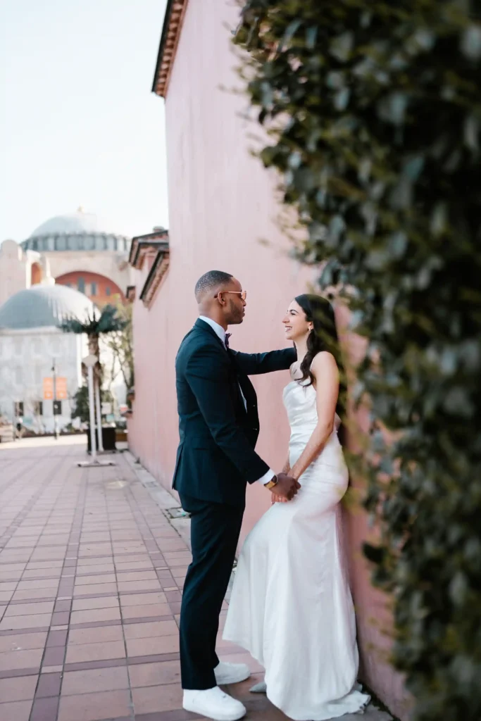 wedding photoshoot at old town istanbul